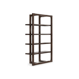 Signature Design by Ashley Breckington Contemporary Wood Framed 76" Bookcase with 4 Shelves, Dark Brown Signature Design by Ashley