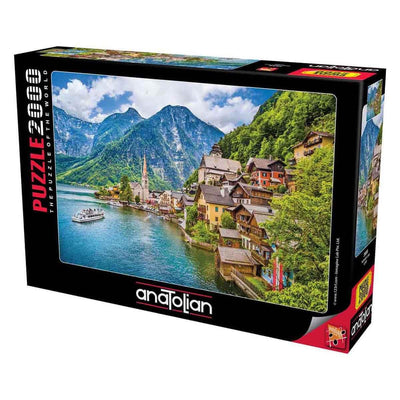 Anatolian Puzzle - Hallstatt Lake, 2000 Piece Jigsaw Puzzle, 3959, Multicolor, Standard