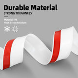 Ginchain Garage Door Seal Top and Sides Seal Strip, 36FT Garage Door Weather Stripping Replacement, Universal Weatherproofing Garage Door Seal Sealing Ginchain