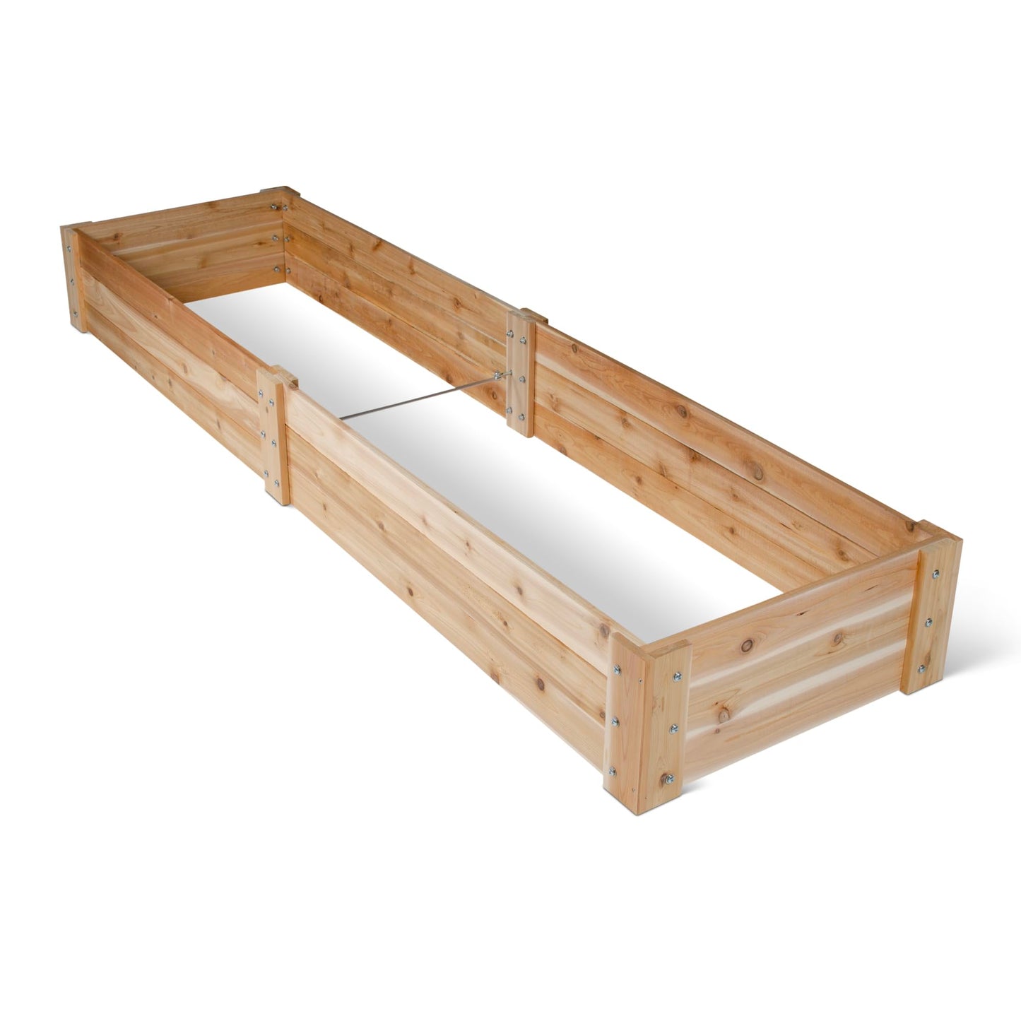 Infinite Cedar Select Cedar Raised Garden Bed - 2' x 8' x 10.5" - Handcrafted in Maine from North American Western Red Cedar Wood - WoodArtSupply