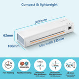 90 Seconds Fast preheat,SpeedLami 4 in 1 Laminator Machine,Home laminator,A4 Laminating Machine Hot & Cold with Paper Trimmer & Corner Rounder,9 Inch Thermal Laminator Machine for Home Office speedlami