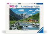 Ravensburger Austrian Mountains 1000 Piece Jigsaw Puzzle for Adults | Unique, Pieces | Anti-Glare Surface | FSC Certified, Eco-Friendly | Amazon Exclusive Ravensburger