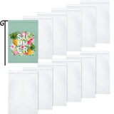 Blank Sublimation Garden Flag DIY Lawn Garden Flags Polyester Banners Flag for Indoor Outdoor Courtyard Decoration, 11.8 x 17.7 Inches Boao