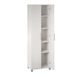 SystemBuild Camberly 24" Utility Storage Cabinet in Ivory Oak SystemBuild
