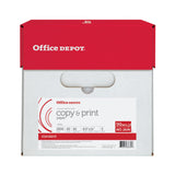 Office Depot Copy Print Paper, 8 1/2in. x 11in., 20 Lb, 500 Sheets Per Ream, Case Of 5 Reams, 851201CS Office Depot