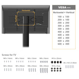 TAVR Furniture Swivel Floor TV Stand with Table for 32-70 Inch TVs, Universal Height Adjustable TV Floor Stand with Large Storage Shelves, Strong Corner TV Stand Mount Holds up to 88lbs, Black TAVR Furniture