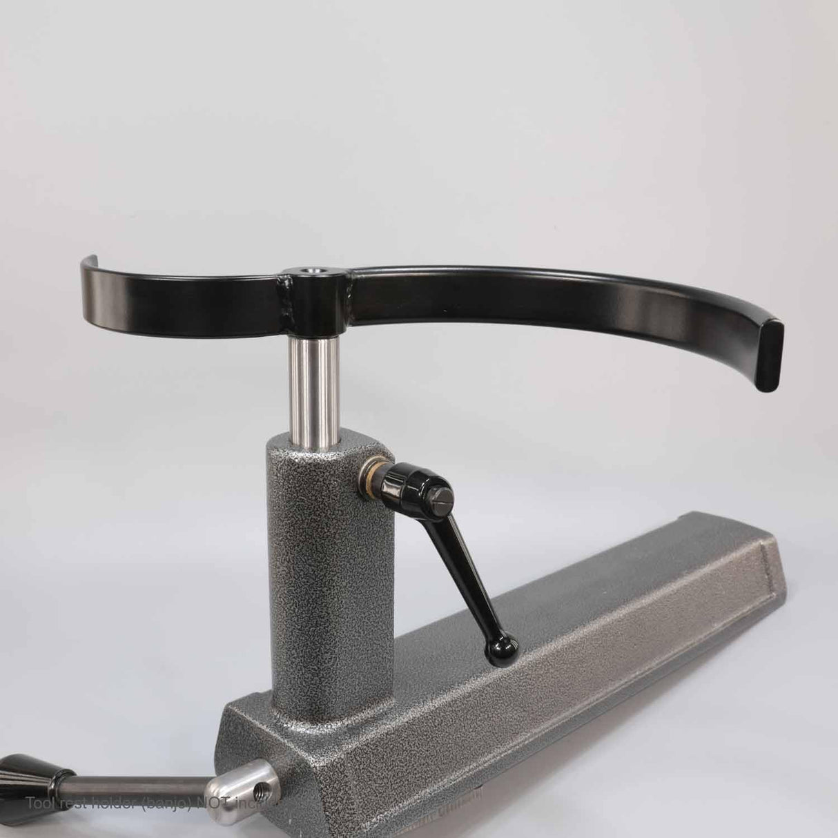 Hurricane Turning Tools, S-Curved Tool Rest For Wood Lathe with 8.5" and 5.2" Diameter Curves, 1" Diameter Post, 4" Post Length Hurricane Turning Tools