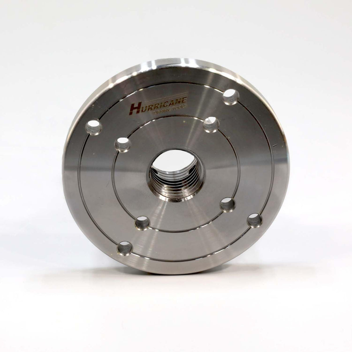 Hurricane Turning Tools, 4" Steel Faceplate For Wood Lathe, 1" x 8 TPI Hurricane Turning Tools