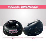 Inflatable Gaming Chair for Kids & Teens with Cup Holders and Side Pocket - This Air Gaming Bean Bag Chairs for Kids is The Perfect Furniture for Gamer Room Decor - Perfect Gaming Stuff for Boys 4-12 FranFusion