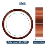 DAOKAI 30mm x 28m(90ft) High Temperature Tape High Temp Tape Polyimide Heat Resistant Tape Thermal Tape Kapton Tape for Masking/Solder / 3D Printers/Battery DAOKAI