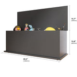 40" Storage Chest Trunk, Modern Wood Chest Kids Toy Box Organizer with Lift Top and 2 Safety Hinges Sturdy and Large Storage Trunk for any Playroom, Bedroom and Living Room HOYOC