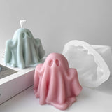 Halloween Molds Ghost Resin Mold - Resin Casting Silicone Molds for Home Decor & Candle Making Wave Spiral Mold ESEDAGE
