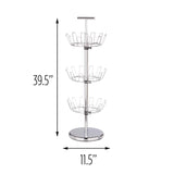 Honey-Can-Do 3 Tier Chrome Shoe Tree, 25 lbs Honey-Can-Do