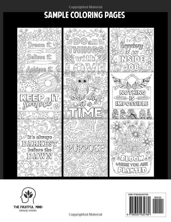 You Are Amazing: Inspirational Coloring Book for Adults Featuring Positive Quotes and Motivational Phrases for Stress Relief and Relaxation WoodArtSupply