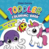 TODDLER COLORING BOOK: Over 50 Big & Bold IMAGES WITH ANIMALS, INSECTS, BIRDS AND SEA CREATURES. AGES 1+ Majosta