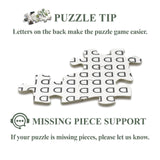 Owl Bird Puzzles for Adults, Animal Art Jigsaw Puzzles 1000 Pieces, Fantasy Forest Painting Puzzle BBOLDIN