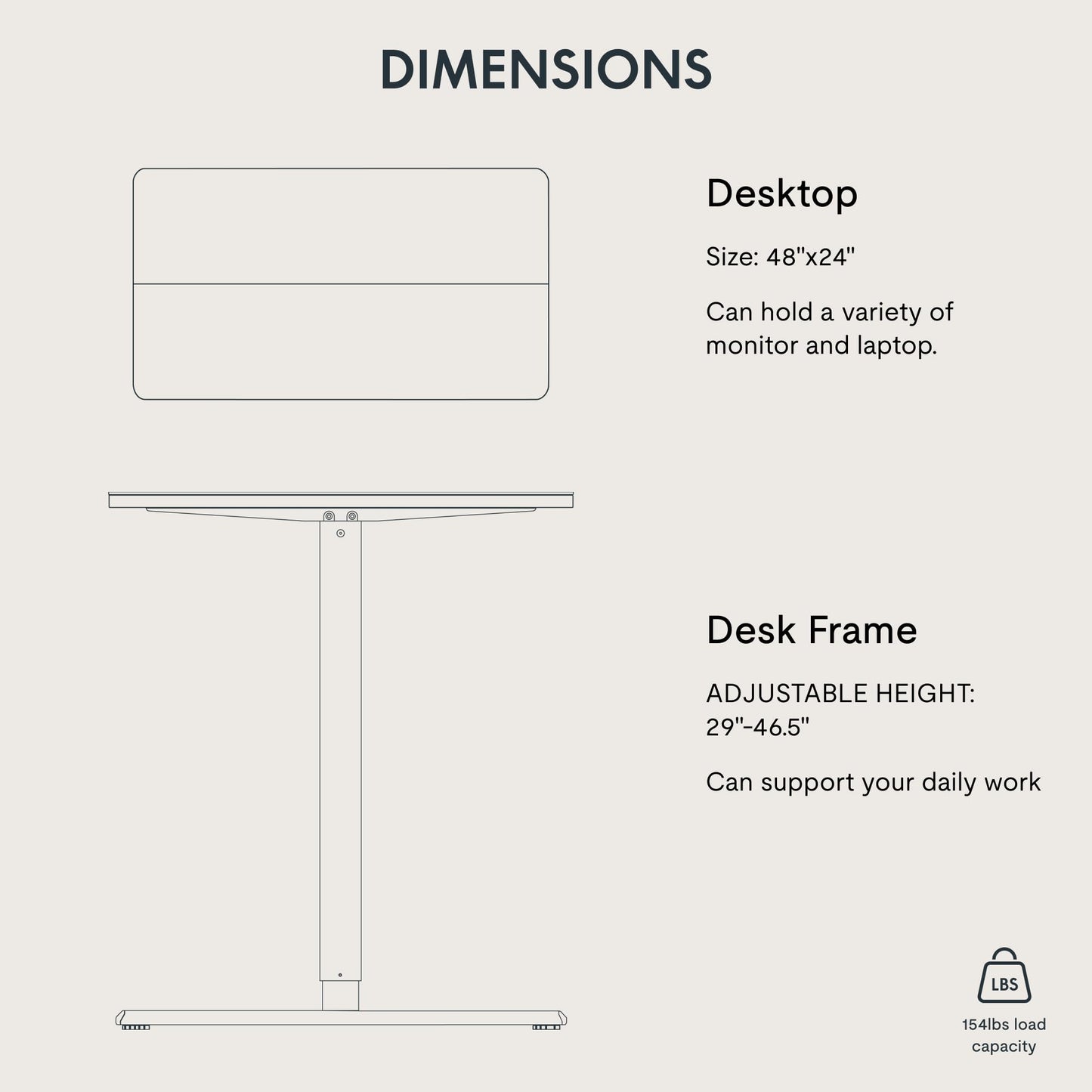 FLEXISPOT Electric Standing Desk 48 x 24 Inch Adjustable Height Desk Home Office Computer Workstation Sit Stand Desk, White Top + White Frame - WoodArtSupply