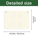 4 pieces sublimation blank canvas banner hanging flag banner for nursery wall decor for kids room decor for boys and girls,canvas banner wall hanging sublimation banner blank GEKIXUTP