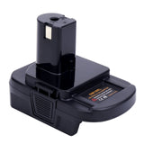 Biswaye Adapter Compatible with Dewalt 20V Battery to Replacement for Ryobi 18V One+ Battery, Adapter Compatible with Milwaukee M18 Battery to Replacement for Ryobi 18V One+ Battery P102 P189 P107 Biswaye