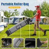 HOTEEL 10x15 Pop up Canopy Tent for Parties, Heavy Duty Easy Setup Tent Without Sidewalls, Outdoor Commercial Instant Gazebo for Wedding Event, with Roller Bag & Sand Bags, White(Hexagonal Frame) Hoteel