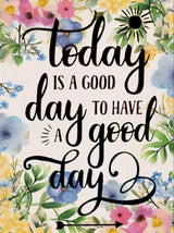 Diamond Art Painting Kits for Adults,Today is a Good Day to Have a Good Day Inspirational Quote 5D DIY Round Drill Paint with Diamond Dots, Home Wall Decor 11.7 x 15.8 Inch Generic