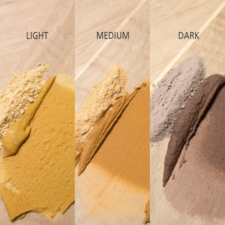 Rubio Monocoat Woodfiller Quick (Medium), 100 g Bag | Quick-Curing Wood Filler Putty for Interior Joinery & Patching Chipped Wood Rubio Monocoat
