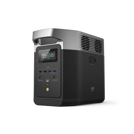 EF ECOFLOW Portable Power Station DELTA 2, 1024Wh LiFePO4 (LFP) Battery, 1800W AC/100W USB-C Output, Solar Generator(Solar Panel Optional) for Home Backup Power, Camping & RVs EF ECOFLOW