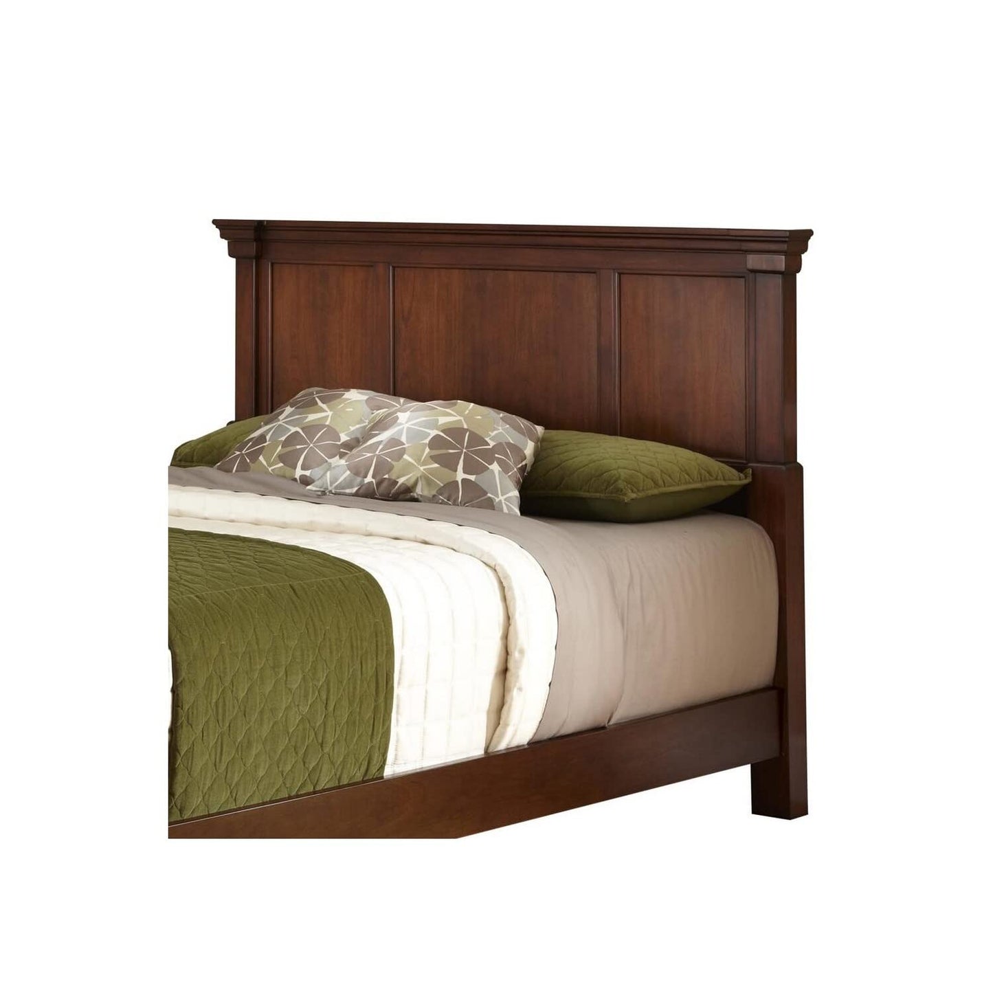 Aspen Rustic Cherry Queen Headboard by Home Styles - WoodArtSupply