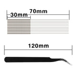 Aokin 12 Pcs 3D Printer Nozzle Cleaning Kit - 10 Pcs 0.4mm Needles Cleaner and 1 Pcs Tweezers Cleaner, Stainless Steel Nozzle Cleaning Tool Kit Aokin