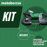 Metabo HPT 36V MultiVolt™ Cordless Band Saw Kit | Deep Cut Capacity | Variable Speed | CB3612DA Metabo HPT