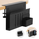 CIBOTIES Desk Side Storage Holder Desk Organizer for Laptop Clamp-On Desk Shelf, Drilling Standing Desk Drawer, for Office Supplies & Studio Essentials (Black) CIBOTIES
