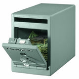 SentrySafe Depository Safe with Dual Key Lock, Steel Drop Slot Safe for Offices and Businesses, Stores Cash, Money, 0.23 Cubic Feet, 8.5 x 6 x 12.3 Inches, UC-025K SentrySafe