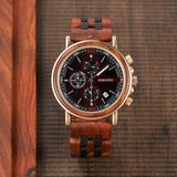 2win Mens Engraved Wooden Watch Personalized Watch Customized Family Watch for Boyfriend Fiancé Husband Dad Son Wood Wrist Watch for Birthday Anniversary Christmas Watches (Custom Box Photo) 2win