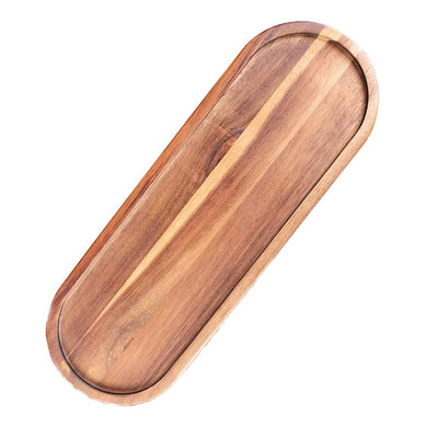 12inch Wooden Vanity Bathroom Trays, Farmhouse Wood Perfume Tray Home Rustic Decor Plate, Kitchen Counter Top Storage, Rectangular Sink Organizer Tray for Soap Bottle