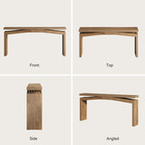 Epecoya 63-Inch Wood Console Table for Entryway Living Thin, Long Wooden Rectangular Sofa Tables Behind Couch, Large Farmhouse Foyer Hallway Table for Home, Living Room, Apartment, Natural Brown Epecoya