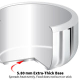 Hawkins 1.5 Litre Pressure Cooker, Stainless Steel Inner Lid Cooker, Induction Cooker, Small Cooker, Silver (HSS15) HAWKINS