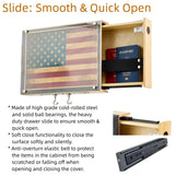 DeYoungArbeit Wall Cabinet with Magnetic Lock, Wall Shelf Gun Safe, Handmade Wooden Box Storage (Acrylic Cover) DeYoungArbeit