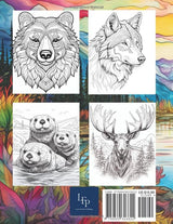 Alaskan Wildlife Adult Coloring Book Majosta
