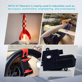 Voxelab 3D Printer Filament, 1.75mm PETG CF Filament, Dimensional Accuracy +/- 0.02 mm, 3D Printing Material 1kg/ Spool, Fit Most FDM 3D Printers (Black) (PETG CF, Marsala) Voxelab