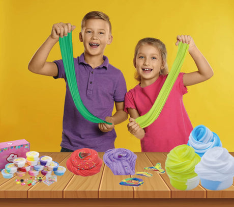 13 Pack Unicorn Dual Color Butter Slime Kit,Soft & Non-Sticky,DIY Slime Toys for Kids, for Girls and Boys Party Favors GHFEOOHN