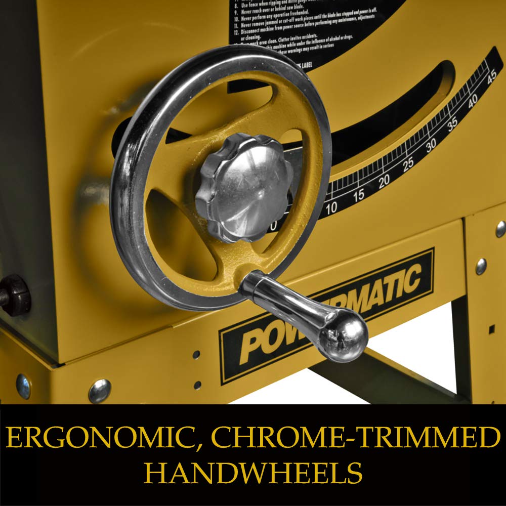 Powermatic 10-Inch Table Saw, 50-Inch Rip, 1-3/4 HP, 1Ph 115/230V (Model 64B) Powermatic