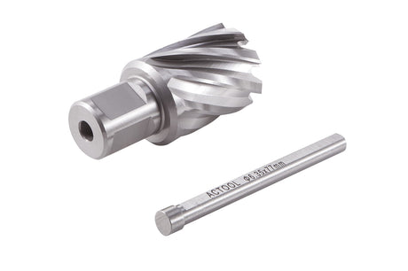 ACTOOL 1-1/8" Diameter × 1" Depth of Cut HSS ANNULAR Cutter with 3/4'' Weldon Shank ACTOOL