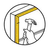 M-D Building Products 03822 30ft. Durable Garage Door Seal & Weather Stripping Insulation Kit - Keeps Dust and Moisture Out, Easy Installation for Top and Sides M-D Building Products