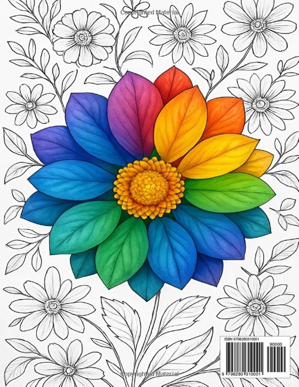 Birds and Flowers Coloring Book for Adults: A Beautiful Collection of Nature-Inspired Designs for Relaxation, Mindfulness, and Creative Stress Relief Majosta