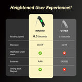 INKBIRD 0.5 Seconds Instant Read Meat Thermometer for Cooking RHT-11K, ±0.5℉ Accuracy Digital Food Thermometer with 1.42inch Large Screen, Waterproof Kitchen Thermometer for Candy, Grill, BBQ, Brewing Inkbird