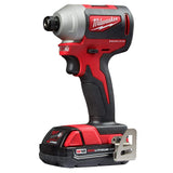 Milwaukee 2893-22CXP M18 18-Volt Lithium-Ion Brushless Cordless Hammer Drill/Impact/Hackzaw Combo Kit (3-Tool) with 2 Batteries, Charger and Bag Milwaukee