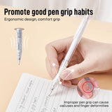 Deli Mechanical Pencils Set, Automatic Lead Advances, 4 Pcs Mechanical Pencils 0.5mm & 0.7mm, 100 Pcs 0.5mm and 100 Pcs 0.7mm Pencil Leads, 4 Erasers and 6 Eraser Refills, School Office Leven