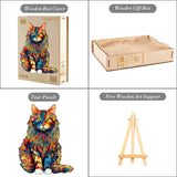 Jigfoxy Wooden Puzzles for Adults, Unique Animal Shape Wood Jigsaw Puzzles Gifts for Adults, Challenging Jigsaw Puzzle（XL-23.6 * 18.9in-620pcs） Jigfoxy