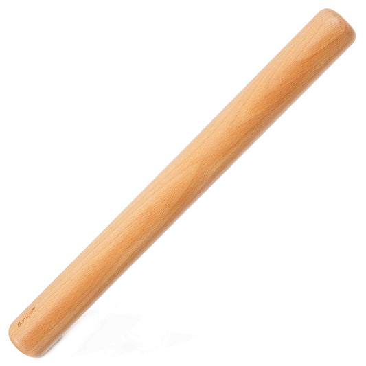 Bamber Mini Wood Rolling Pin for Baking Small Wooden Rolling Dowel Stick Dough Roller for Kids, 11'' by 1.2''