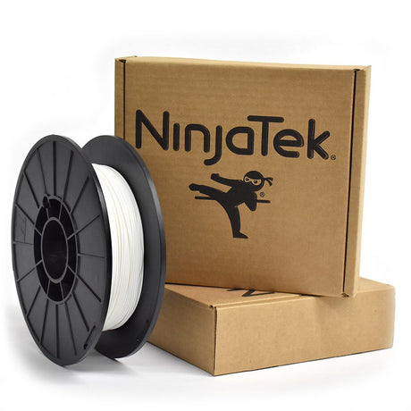 NinjaTek - 3DNF0017505 3DNF00117505 NinjaFlex TPU Filament, 1.75mm, TPE.5kg, Snow (White) (Pack of 1) NinjaTek